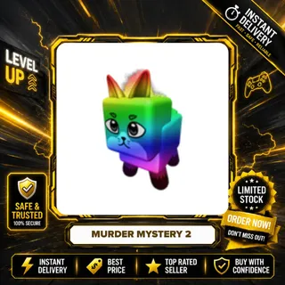 2x CHROMA FIRE FOX PET - MURDER MYSTERY 2 / MM2