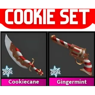 Cookie Set (Cookiecane + Gingermint) - MURDER MYSTERY 2 - MM2