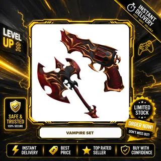 Vampire Set (Vampire's Axe + Vampire's Gun) - MURDER MYSTERY 2 - MM2
