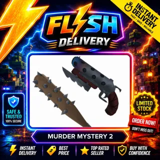 BAT SET (BAT KNIFE + MAKESHIFT) - MURDER MYSTERY 2 / MM2