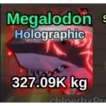 1000M COINS / 1000MILLION COINS - 1000 MEGALODON HOLOGRAPHIC (327.09 kg) / 1000 HOLOGRAPHIC MEGALODON - FISH IT