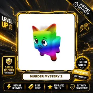 2x CHROMA FIRE PIG PET - MURDER MYSTERY 2 / MM2