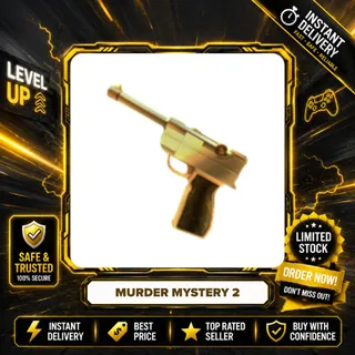 LUGER GUN / GOLD LUGER / GOLDEN LUGER - MURDER MYSTERY 2 / MM2