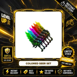COLORED SEER SET (BLUE, ORANGE, PURPLE, RED, GREEN, YELLOW) - MURDER MYSTERY 2 / MM2