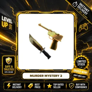 CORRUPT SET (CORRUPT KNIFE + LUGER GUN) - MURDER MYSTERY 2 / MM2