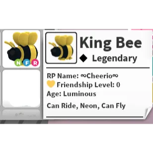 NFR KING BEE - ADOPT ME / ADOPT ME!
