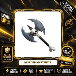 2x BATTLEAXE / BATTLE AXE - MURDER MYSTERY 2 / MM2