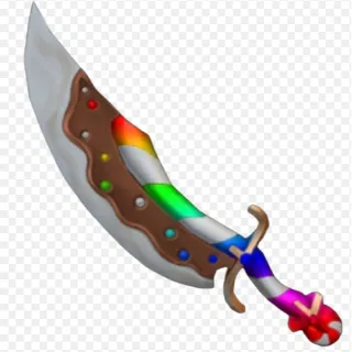 Chroma Cookiecane Knife / chroma cookie cane - MURDER MYSTERY 2 - MM2