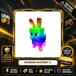 2x CHROMA FIRE BUNNY PET - MURDER MYSTERY 2 / MM2