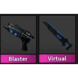 Virtual Set (Virtual + Blaster) - MURDER MYSTERY 2 - MM2