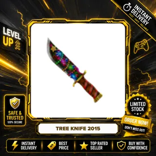 2x TREE KNIFE 2015 - MURDER MYSTERY 2 / MM2