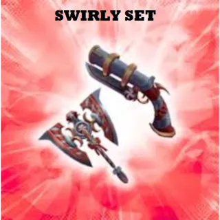 SWIRLY SET (swirly axe, swirld gun) - MURDER MYSTERY 2 / MM2