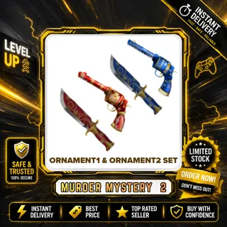 ORNAMENT1 SET AND ORNAMENT2 SET - MURDER MYSTERY 2 / MM2