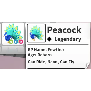 NFR PEACOCK - ADOPT ME / ADOPT ME!