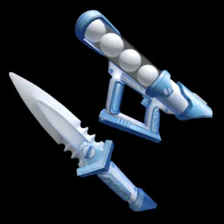 SNOW SET (SNOW DAGGER AND SNOWCANNON/ SNOW CANNON) - MURDER MYSTERY 2 / MM2