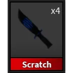 SCRATCH KNIFE 2017 / BLUE SCRATCH KNIFE - MURDER MYSTERY 2 / MM2