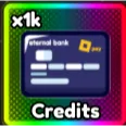 1K CREDITS / 1,000 CREDITS - ANIME ETERNAL 560R