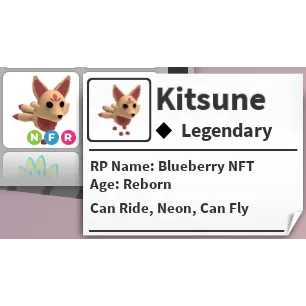 KITSUNE (NFR) - ADOPT ME / ADOPT ME!
