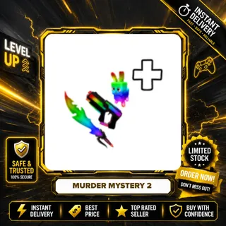 FULL CHROMA SET (15 WEAPONS + 7 PETS) - MURDER MYSTERY 2 / MM2