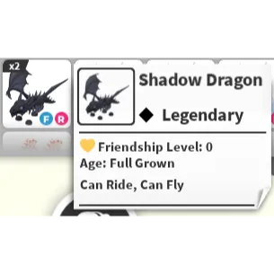 FR SHADOW DRAGON - ADOPT ME / ADOPT ME!