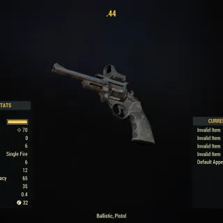 Invalid .44 Pistol lvl 5