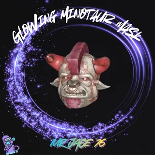 Glowing Minotaur  Mask