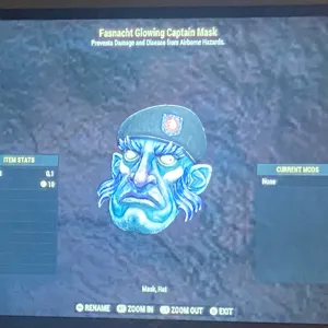 Glowing Captain Mask