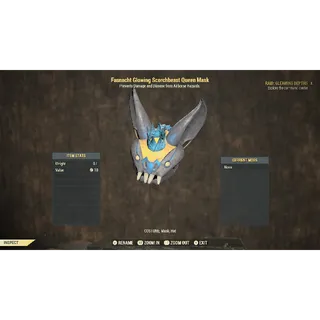 Glowing Scorchbeast Queen Mask