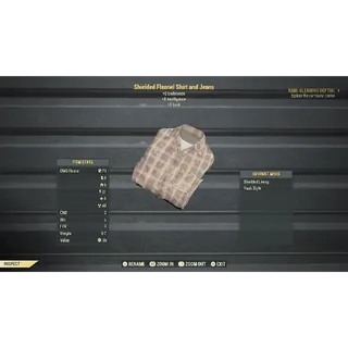 Shielded Flannel Shirt and Jeans Vault style 