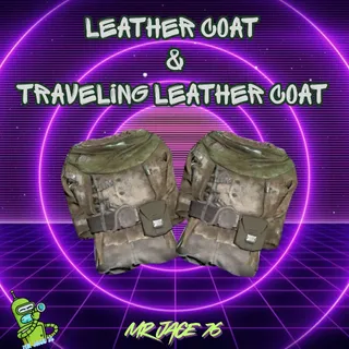 Leather coat & Traveling Leather coat