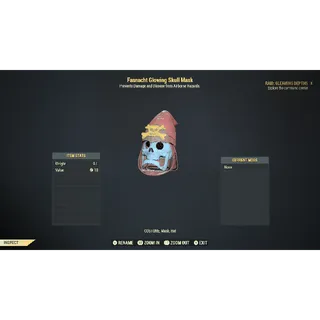 Glowing Skull Mask