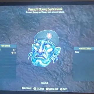 Glowing Captain Mask