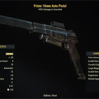 Invalid 10mm Pistol lvl5