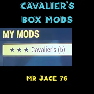 5x Cavalier Box Mods