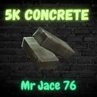 5K Concrete Scrap