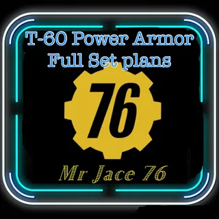 T-60 Set power armor plans 