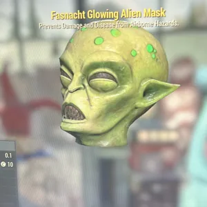 fasnacht glowing alien