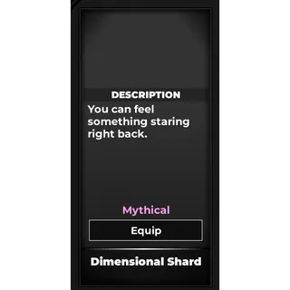 Dimensional Shard - TYPE SOUL