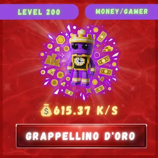 Grappellino D'Oro - Escape Tsunami For Brainrot