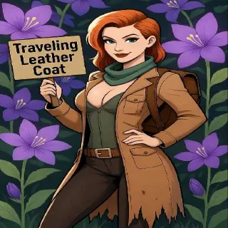 Traveling Leather Coat