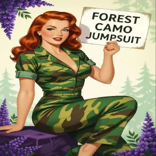 Forest Camo Jumpsuit