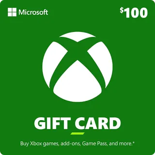 $100.00 USD Xbox Gift Card