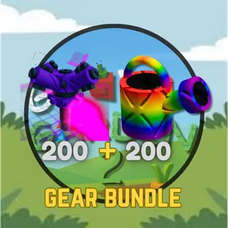 200 Super Sprinkler + 200 Super Watering Can GEAR BUNDLE | Grow a Garden 2