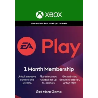 EA Play 1 month Xbox global