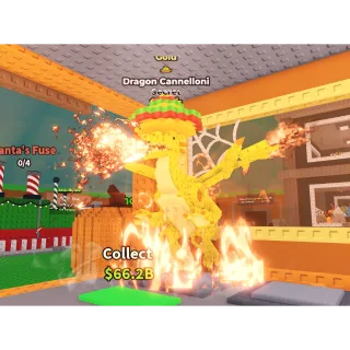 [Steal a brainrot] Dragon Cannelloni Gold 1.3B/s⭐(1 Traits)💸Best price