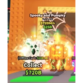 [Steal a brainrot] Spooky and Pumpky 720M/s⭐(2 traits)💸Best price