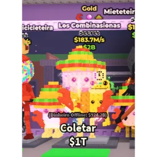 [Steal a brainrot] Los Combinasionas Gold 183.7M/s (3 mutation)💸Best price