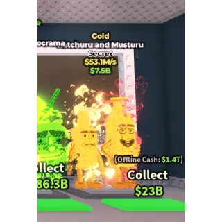 [Steal a brainrot] Ketchuru and musturu Gold 53.1M/s 💸Best price