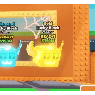 [Steal a brainrot] Lucky block secret Gold 750M/s💸Best price
