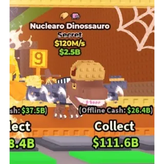 [Steal a brainrot] Nuclearo dinossauro 120M/s (2 Traits )💸Best price